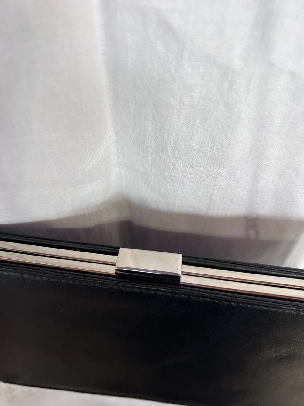 Giani Bernini Rectangular Black Leather Evening B… - image 5